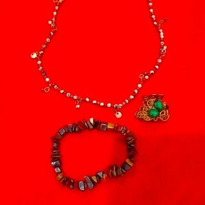 Necklace and bracelet